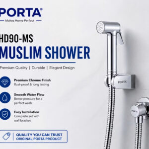 Toilet shower porta